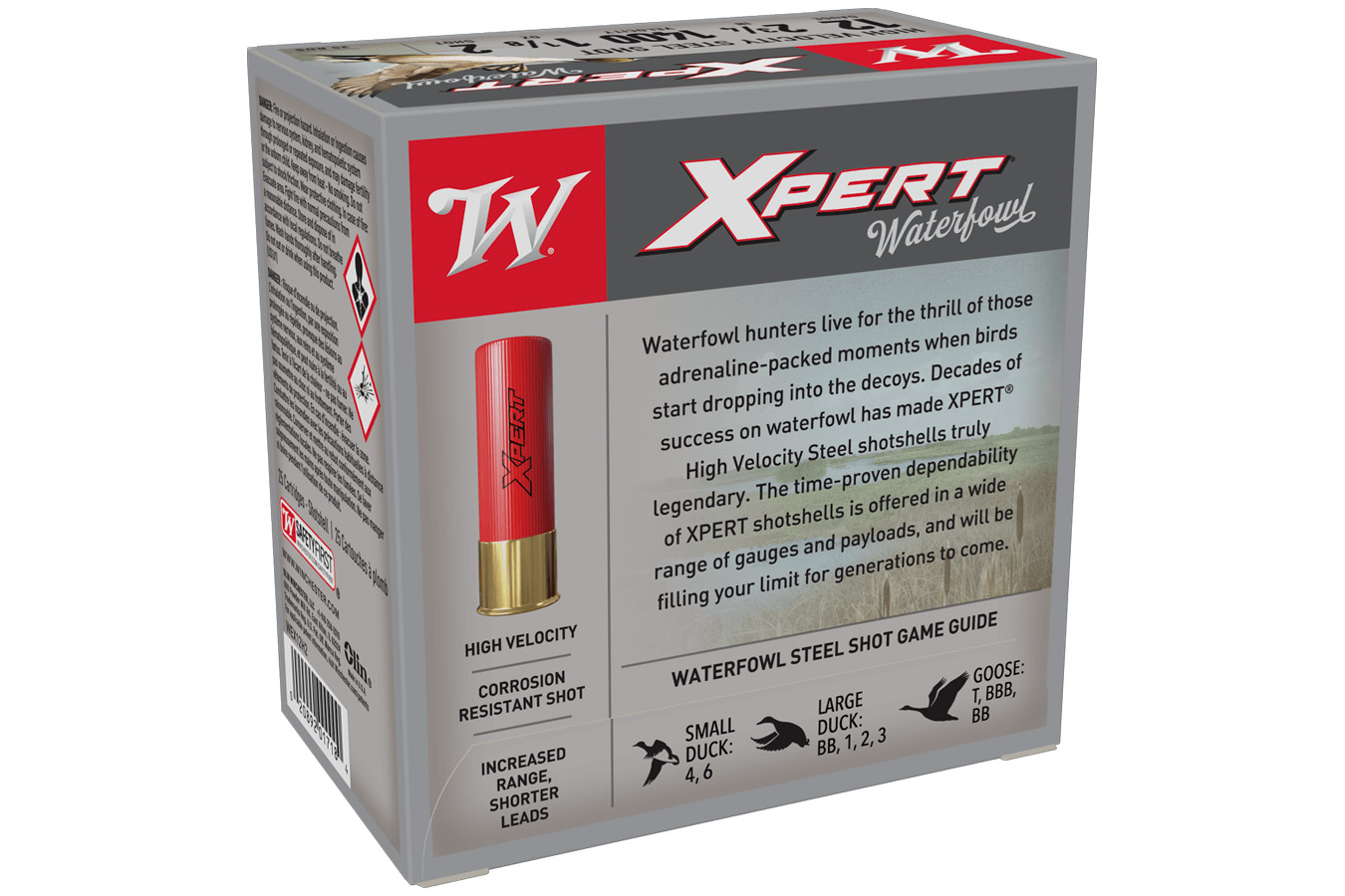 WINCHESTER AMMO 12 Gauge 2 3/4 Inch 1 1/8 oz 2 Shot Super X Xpert Steel 25/Box